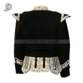 Hand-Embroidered Silver Bullion Royal Doublet Embroidery Jacket